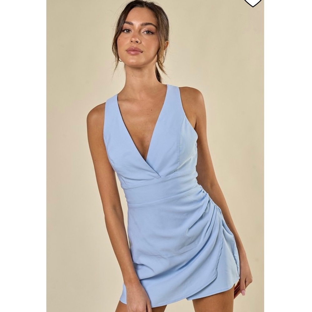 Blue Blush Blue Romper